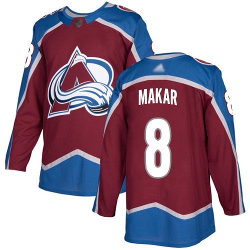 Adidas Colorado Avalanche Men #8 Cale Makar Burgundy Home Authentic Stitched NHL Jersey->colorado avalanche->NHL Jersey